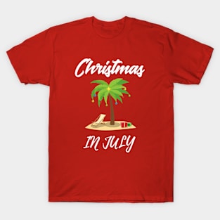 Mid Year Check Christmas In July T-Shirts T-Shirt